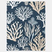 Couverture Marine Corail Bleu Beige Corail Nautiqu (Devant)