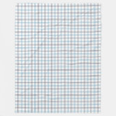 Couverture marine et bleu Plaid Style de chèque cl (Devant)