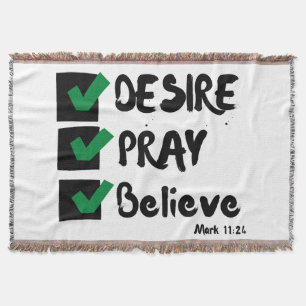 Couverture Mark 11:24 KJV Bible Ecriture