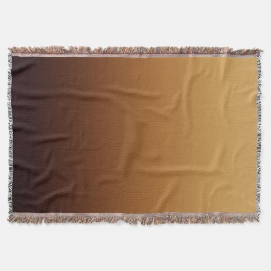 Couverture Marron Chocolat Doré Couleurs Chaudes (Devant)