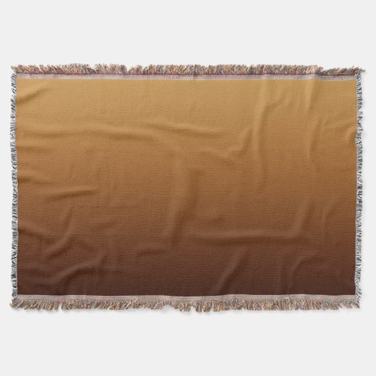 Couverture Marron Chocolat Doré Couleurs Chaudes (Devant)