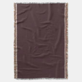 Couverture Marron Chocolat Uni (devant Vertical)