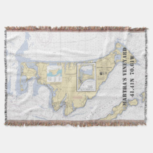 Couverture Martha's Vineyard Latitude Longitude Nautique