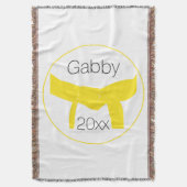 Couverture Martial Arts Ceinture Jaune (devant Vertical)