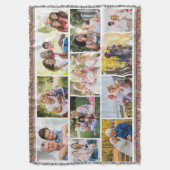 Couverture Masonry Grid Photo Collage 12 Photos de famille (devant Vertical)