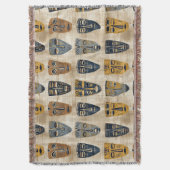 Couverture Masque Tribal Motif Boho (devant Vertical)