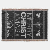 Couverture Mauvais Joyeux CHRISTmas Sweater Élégant Religieux (Devant)