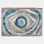 Couverture Mauvais oeil Textiles et or (Devant)