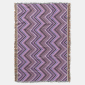 Couverture Mauve zigzag stripes (devant Vertical)