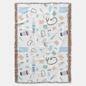 Couverture Médecin de santé Motif Fournitures Médicales (devant Vertical)