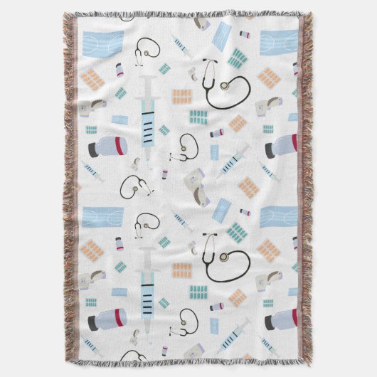 Couverture Médecin de santé Motif Fournitures Médicales (devant Vertical)