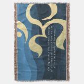 Couverture Méditation Yoga Instructeur Vie Entraîneur OM Cite (devant Vertical)