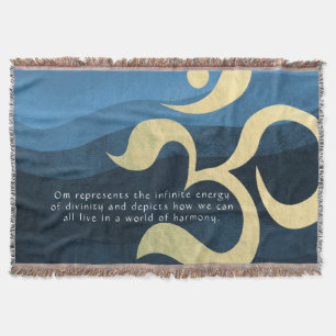 Couverture Méditation Yoga Instructeur Vie Entraîneur OM Cite