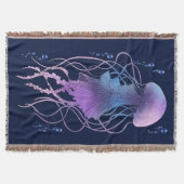 Couverture Méduse Éthérée Violet Bleu (Devant)