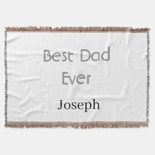 Couverture Meilleur papa de tous les temps nom simple minimal (Devant)