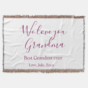 Couverture meilleure grand-mère toujours grands-parents cadea
