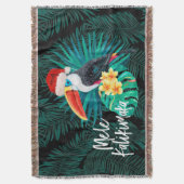 Couverture Mele Kalikimaka Oiseaux de la jungle tropicale (devant Vertical)