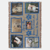 Couverture Mémorial photo pour animaux de compagnie "Vos empr (devant Vertical)