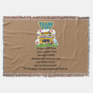 Couverture Merci, Conducteur d'Autobus Scolaire.