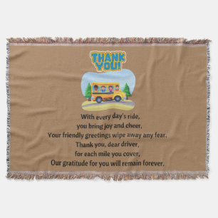 Couverture Merci, Conducteur d'Autobus Scolaire.