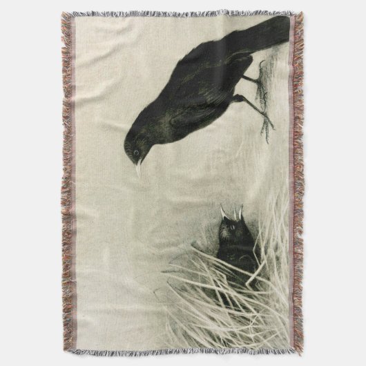 Couverture Mère et bébé merle (devant Vertical)