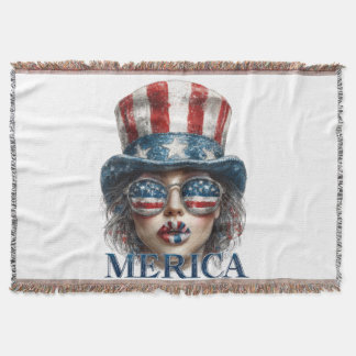 Couverture Merica Girl, 4 juillet Glam Girl with Stars