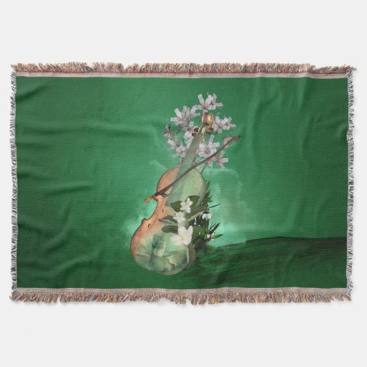 Couverture Merveilleux violon avec fleurs (Devant)