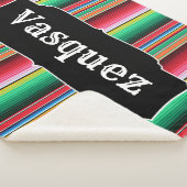 Couverture mexicaine de Serape d'Espagnol fait sur (3/4)