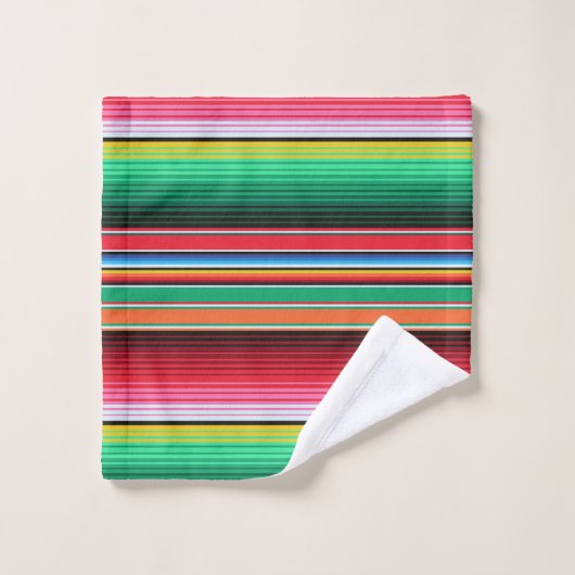 Couverture mexicaine de Serape d'Espagnol fait sur (Gant de toilette)