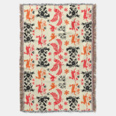 Couverture Mexican Otomi Home Decor (devant Vertical)