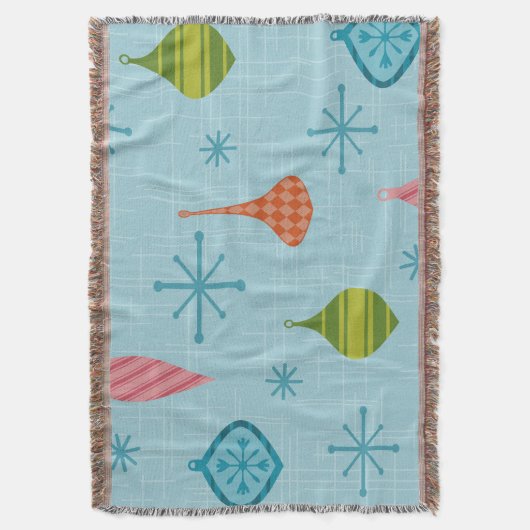 Couverture Mi-Siècle moderne ornements de Noël (devant Vertical)