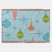 Couverture Mi-Siècle moderne ornements de Noël (Devant)