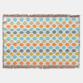 Couverture Mid-Century Modern Retro Geometric Circles Pattern (Devant)