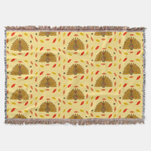 Couverture Mignon Thanksgiving Turquie Chute quitte Motif