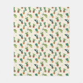 Couverture mignonne d'impression de cactus (Devant)