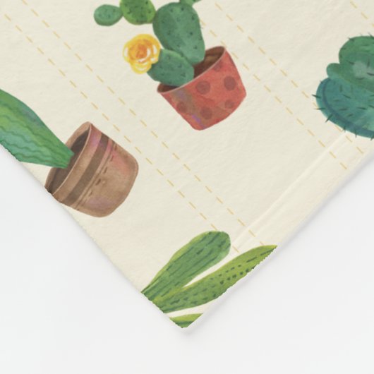 Couverture mignonne d'impression de cactus (Coin)