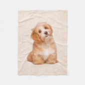 Couverture mignonne d'ouatine de chiot de Havanese (Devant)