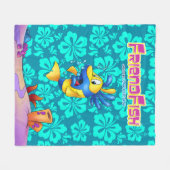 Couverture mignonne d'ouatine de poissons de bande (Devant (Horizontal))