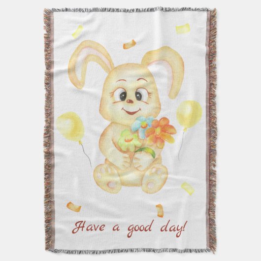 Couverture Mignonne Lapin pour une ambiance positive Poster (devant Vertical)