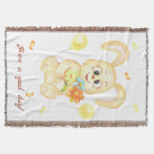 Couverture Mignonne Lapin pour une ambiance positive Poster (Devant)