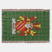 Couverture Miles irlandais ou Moyles Armoiries Famille Crest (Devant)