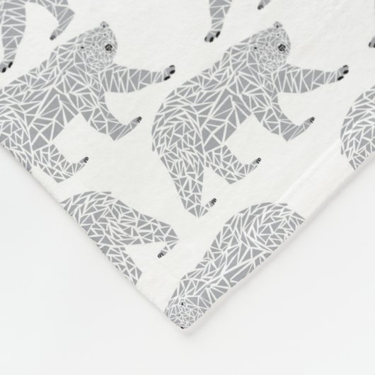 Couverture minimale grise de bébé de crèche de (Coin)