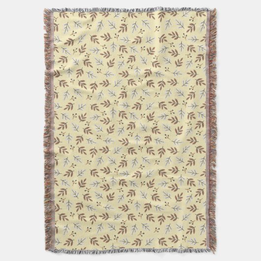 Couverture Minimalist Autumn Leaf (devant Vertical)