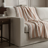 Couverture Minimaliste rayé moderne Jacquard personnalisé ini