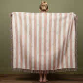 Couverture Minimaliste rayé moderne Jacquard personnalisé ini