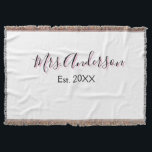 Couverture Mme ajouter nom nom de famille noir rose année mod<br><div class="desc">conception de fille</div>