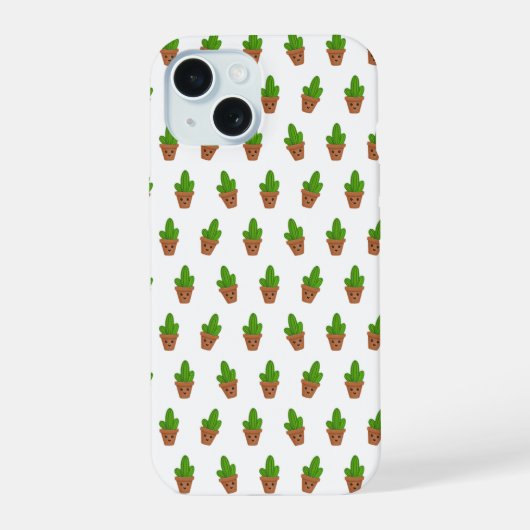 Couverture mobile Motif Cute Cactus (Verso)