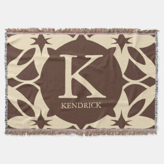 Couverture Mocha Mousse Géométrique Chaleureuse Personnalisée