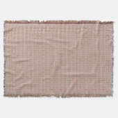 Couverture Mocha Tan Greek Key Pattern (Devant)