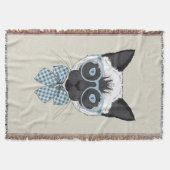 Couverture Mode Smart de chat siamois (Devant)